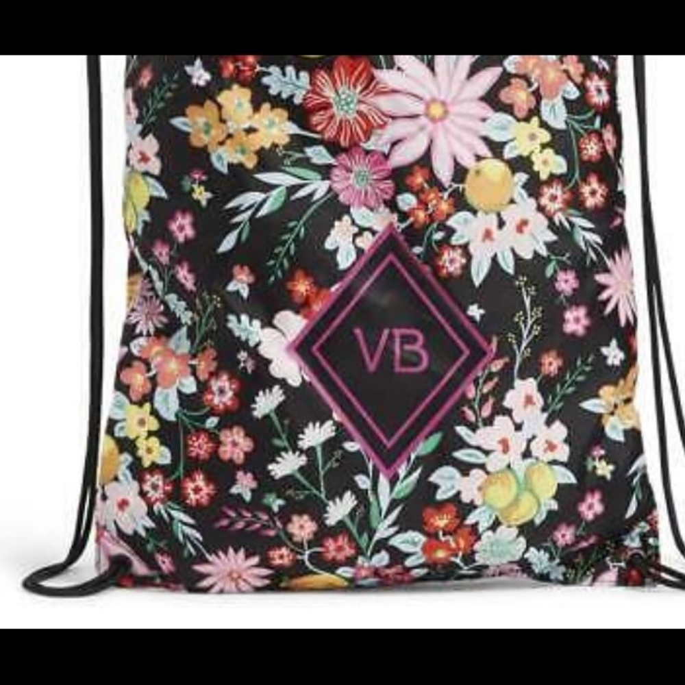Vera Bradley Drawstring Tote Tangerine Twist
